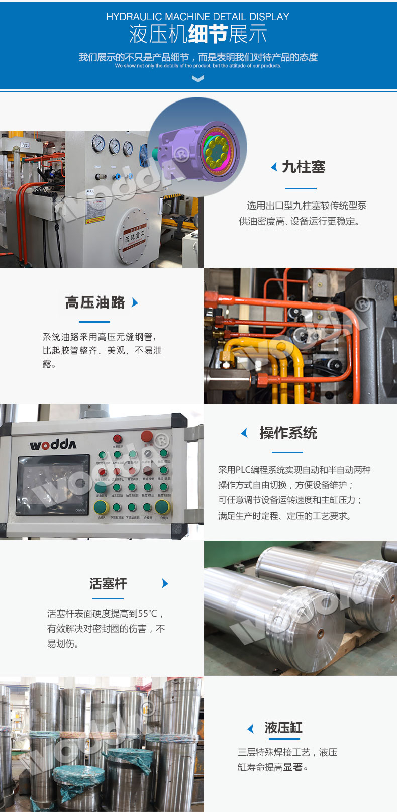 500噸三梁四柱液壓機(jī)細(xì)節(jié) 500噸三梁四柱液壓機(jī)細(xì)節(jié)
